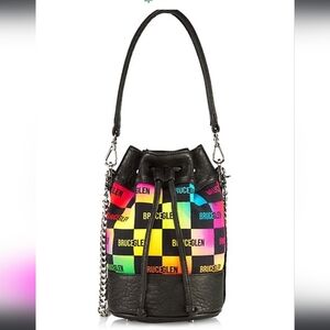 BruceGlen Gradient Logo Bucket Bag